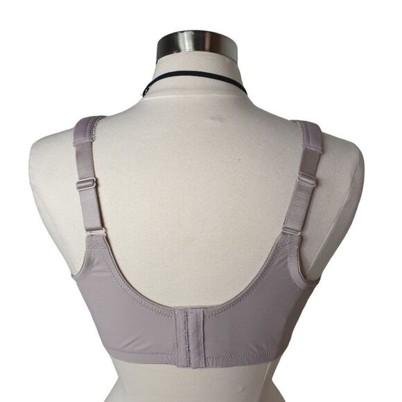 Glamorise Plus 42C Bra Magic Lift Embroidered Full Figure Wireless Bra 42C - Picture 6 of 12